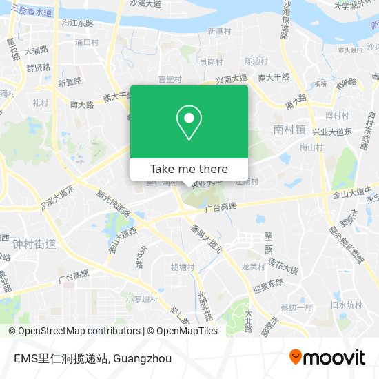 EMS里仁洞揽递站 map