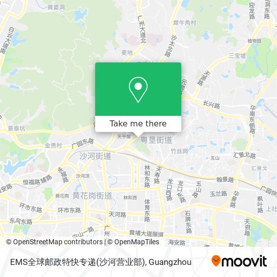 EMS全球邮政特快专递(沙河营业部) map