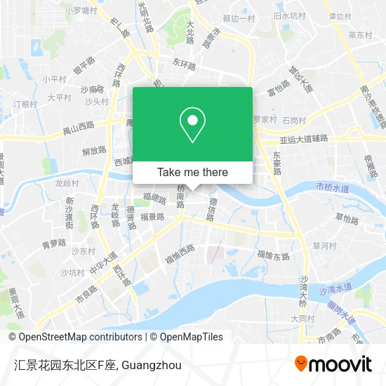 汇景花园东北区F座 map