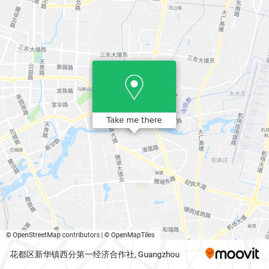 花都区新华镇西分第一经济合作社 map