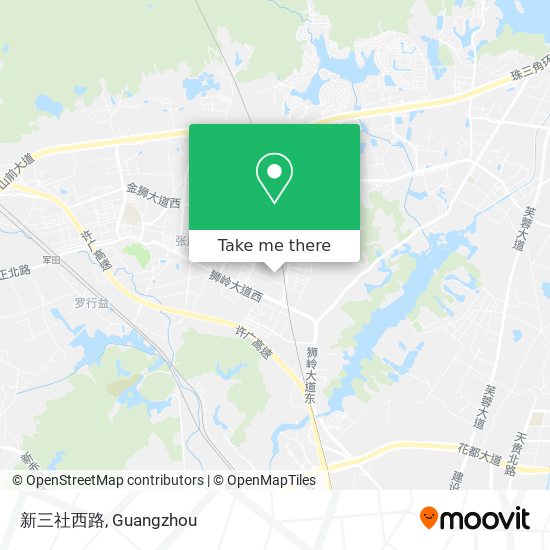 新三社西路 map