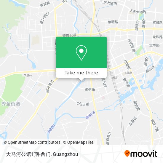天马河公馆1期-西门 map