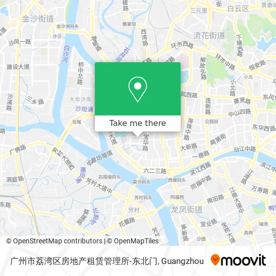 广州市荔湾区房地产租赁管理所-东北门 map