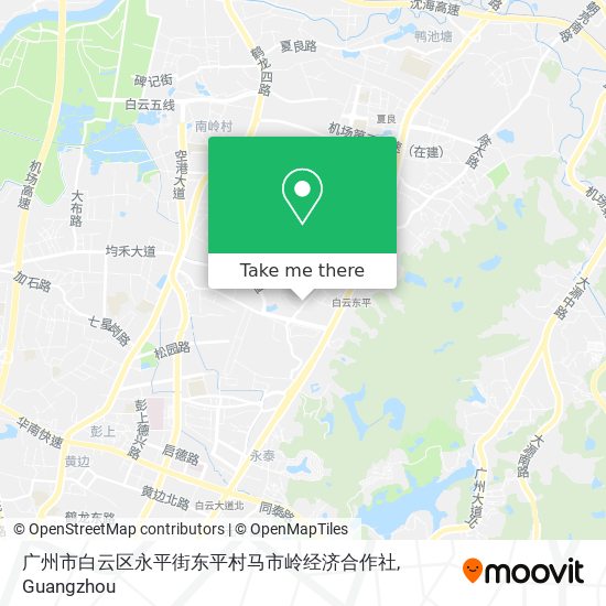 广州市白云区永平街东平村马市岭经济合作社 map