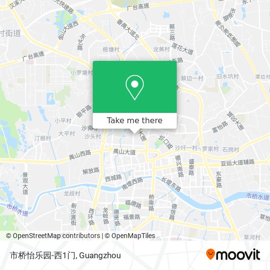 市桥怡乐园-西1门 map
