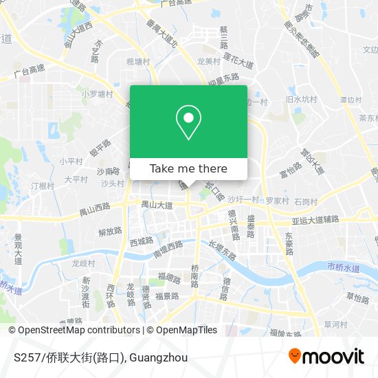 S257/侨联大街(路口) map