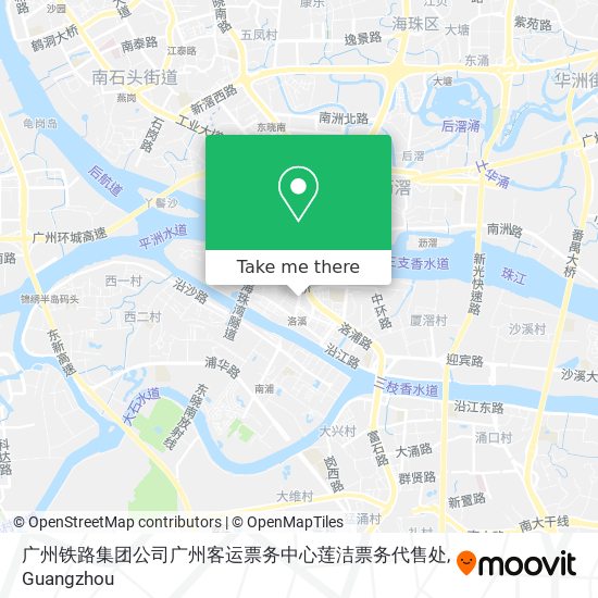 广州铁路集团公司广州客运票务中心莲洁票务代售处 map