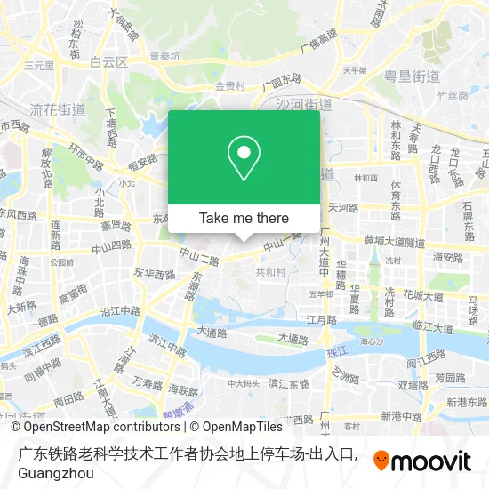 广东铁路老科学技术工作者协会地上停车场-出入口 map