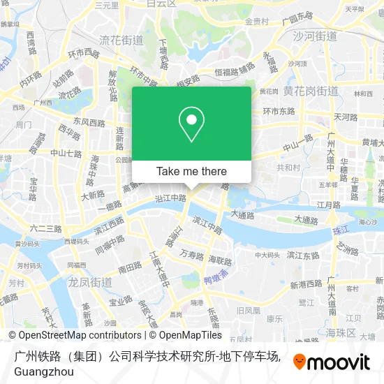 广州铁路（集团）公司科学技术研究所-地下停车场 map