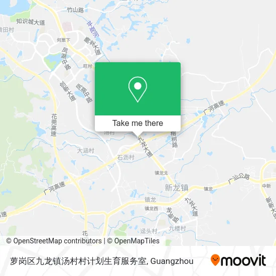 萝岗区九龙镇汤村村计划生育服务室 map