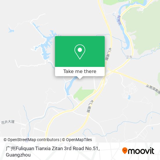 广州Fuliquan Tianxia Zitan 3rd Road No.51 map