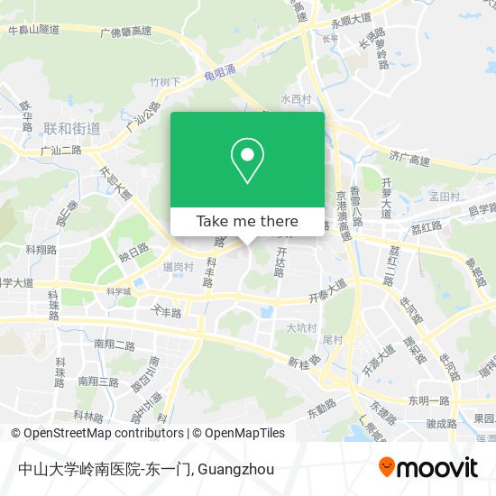 中山大学岭南医院-东一门 map