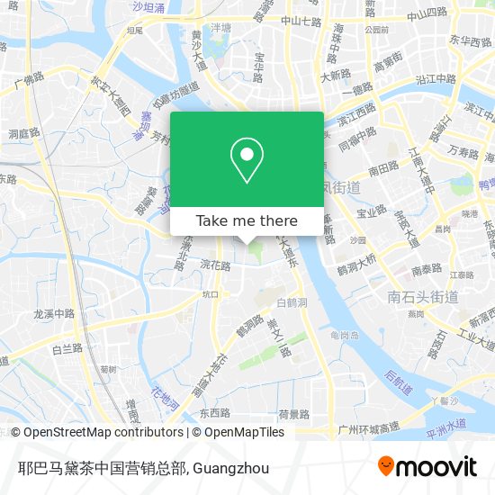 耶巴马黛茶中国营销总部 map