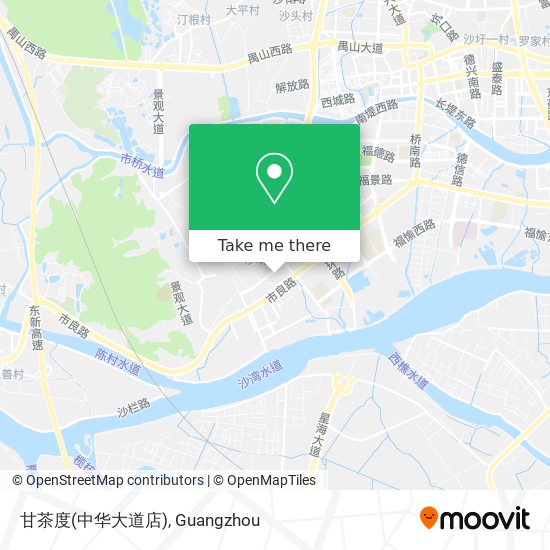 甘茶度(中华大道店) map