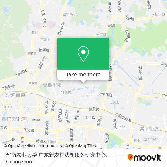华南农业大学-广东新农村法制服务研究中心 map