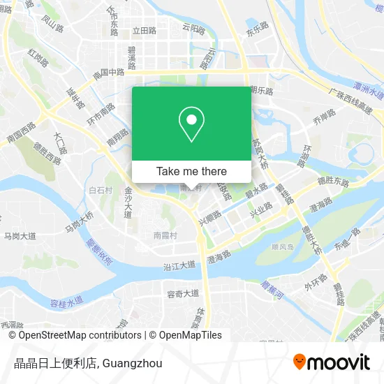 晶晶日上便利店 map