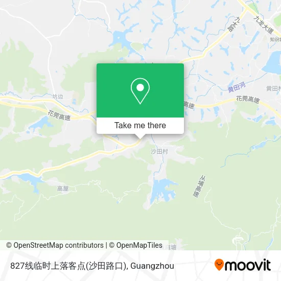 827线临时上落客点(沙田路口) map