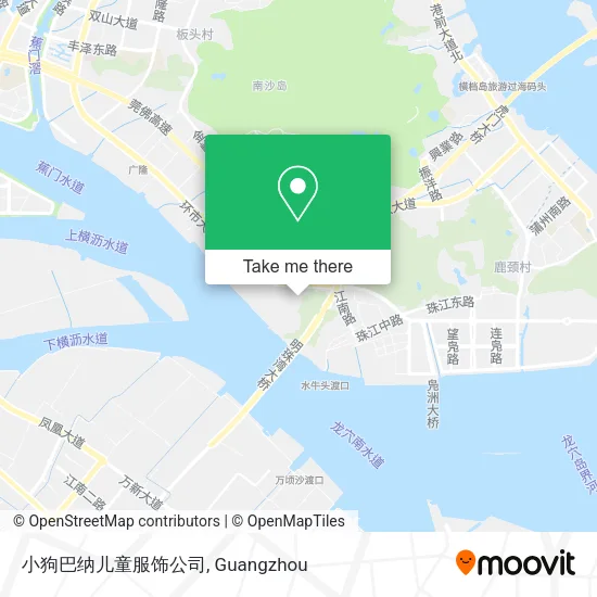 小狗巴纳儿童服饰公司 map