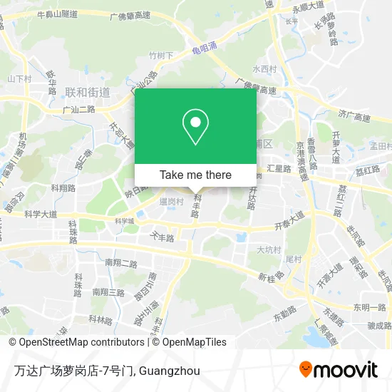 万达广场萝岗店-7号门 map