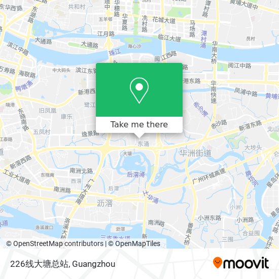 226线大塘总站 map