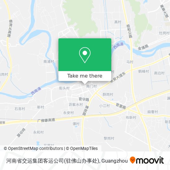 河南省交运集团客运公司(驻佛山办事处) map