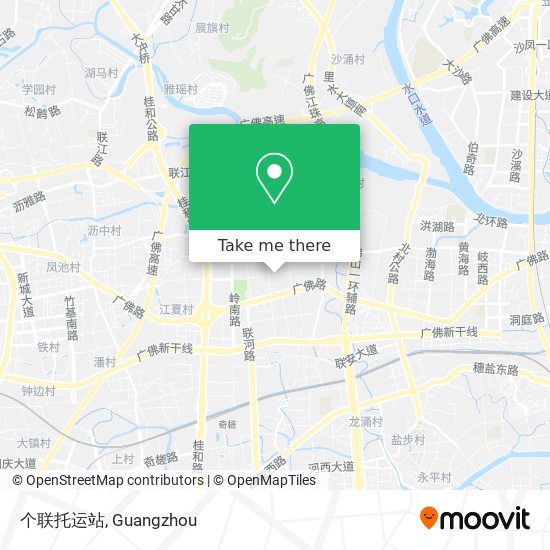 个联托运站 map