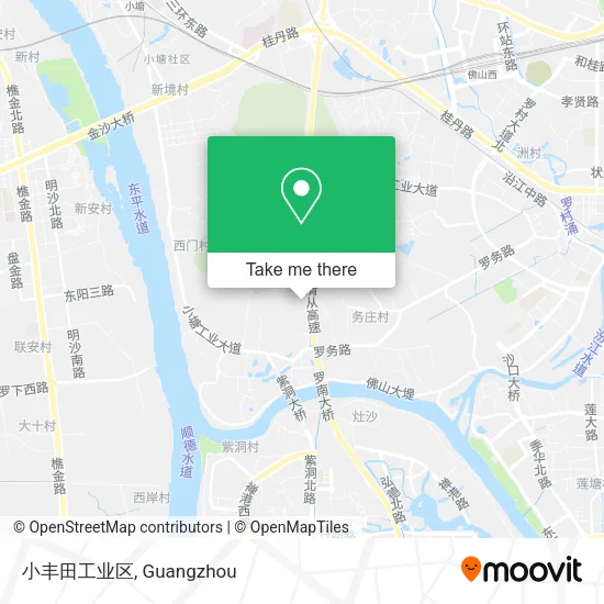 小丰田工业区 map