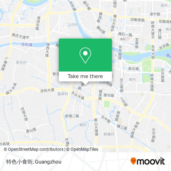 特色小食街 map