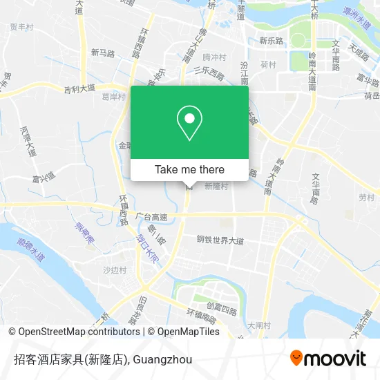 招客酒店家具(新隆店) map