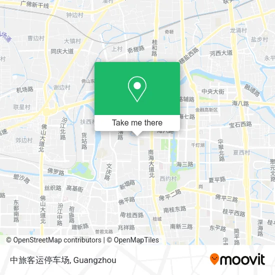 中旅客运停车场 map