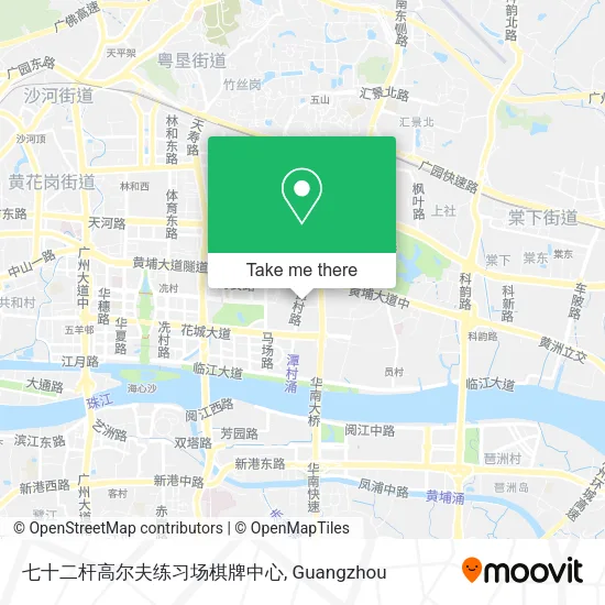 七十二杆高尔夫练习场棋牌中心 map