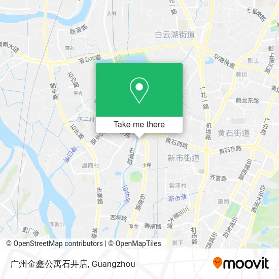 广州金鑫公寓石井店 map
