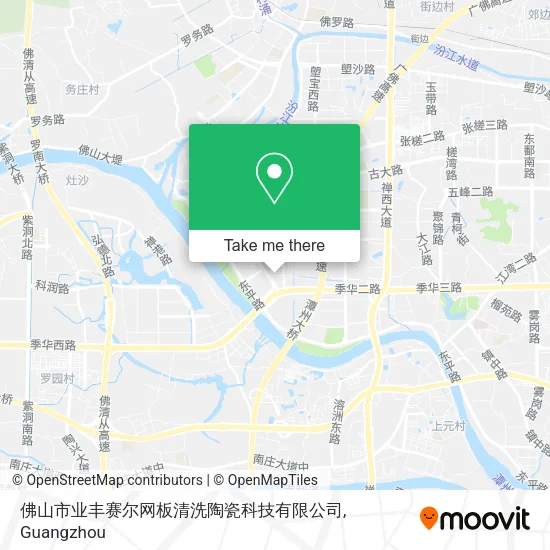 佛山市业丰赛尔网板清洗陶瓷科技有限公司 map
