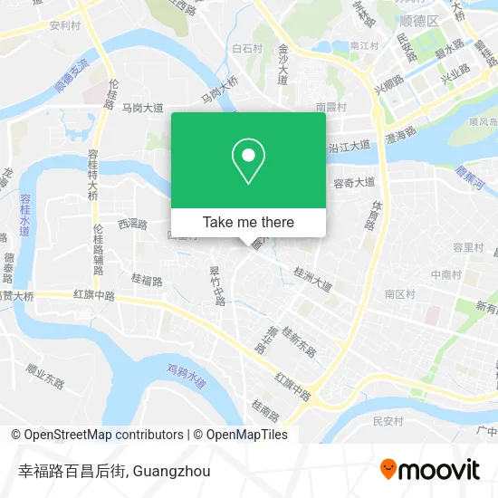 幸福路百昌后街 map