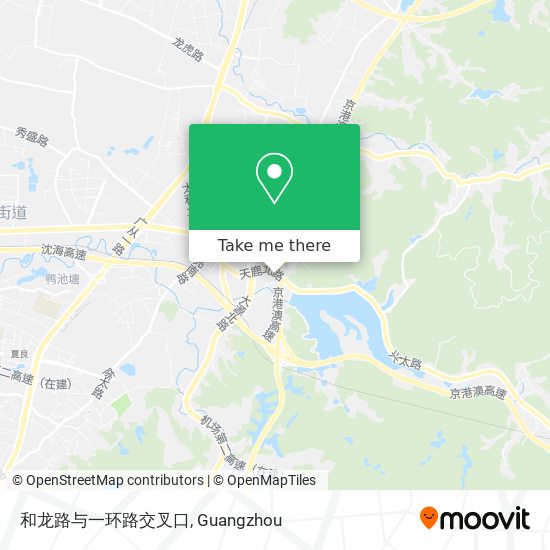 和龙路与一环路交叉口 map