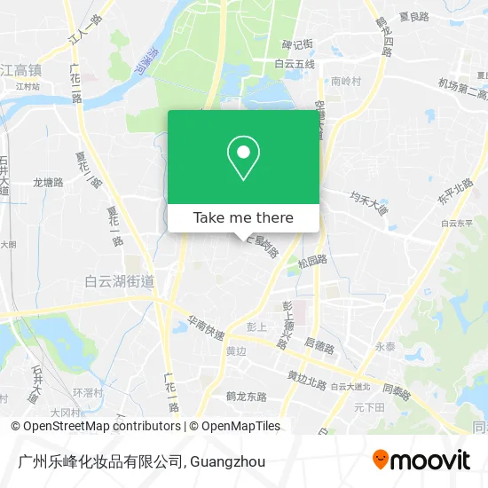 广州乐峰化妆品有限公司 map