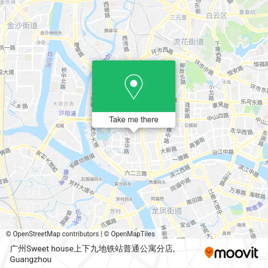 广州Sweet house上下九地铁站普通公寓分店 map