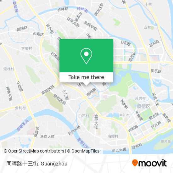 同晖路十三街 map