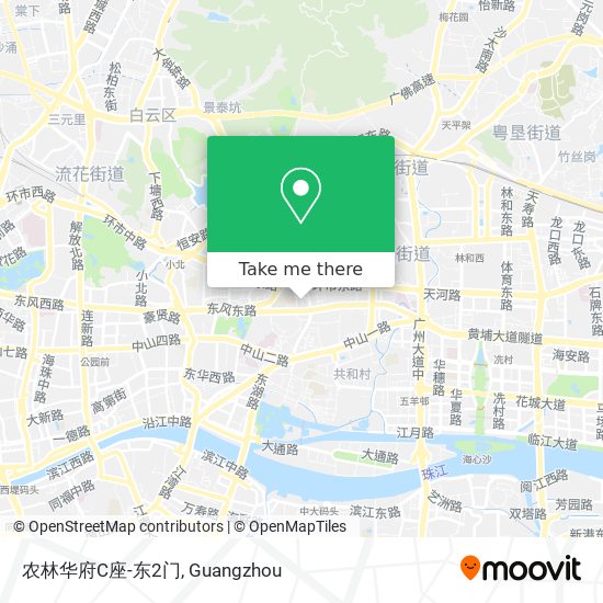 农林华府C座-东2门 map