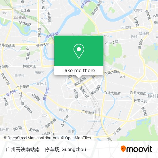 广州高铁南站南二停车场 map