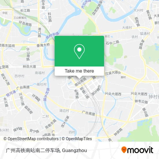 广州高铁南站南二停车场 map