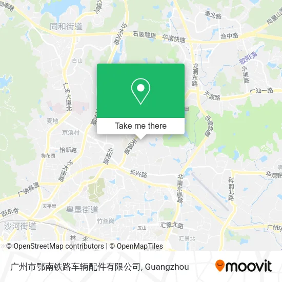 广州市鄂南铁路车辆配件有限公司 map