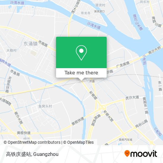 高铁庆盛站 map