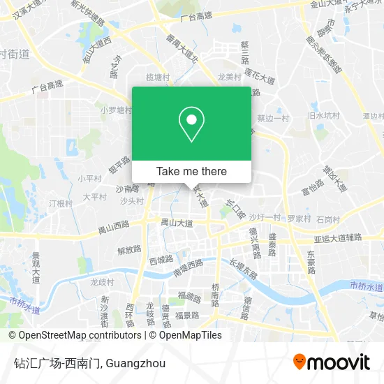 钻汇广场-西南门 map