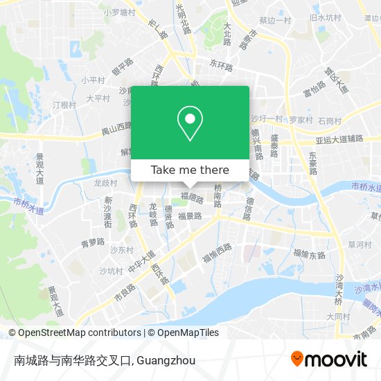 南城路与南华路交叉口 map