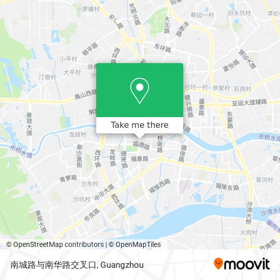 南城路与南华路交叉口 map