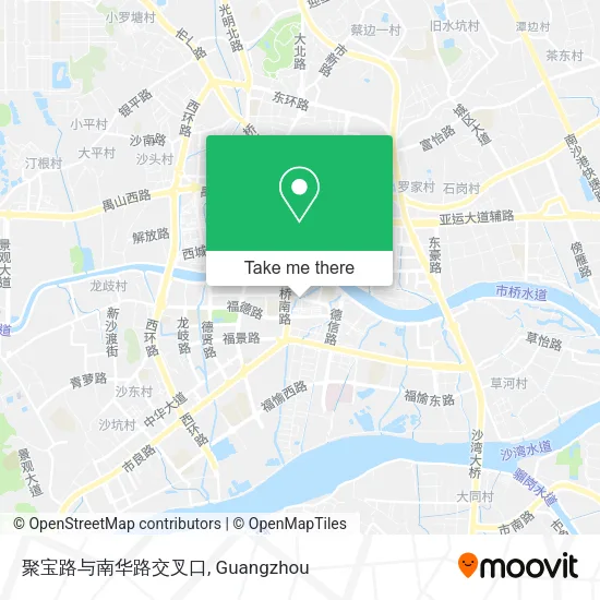 聚宝路与南华路交叉口 map