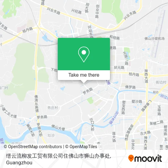 缙云流柳发工贸有限公司住佛山市狮山办事处 map