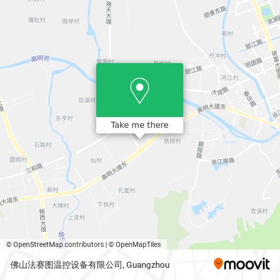 佛山法赛图温控设备有限公司 map