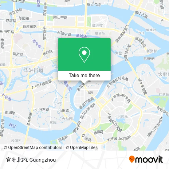 官洲北约 map